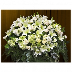 F40	Sympathy Flower Basket Stand 